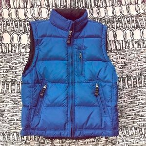 HP🎉 GAP Blue Puffer Vest Size XL